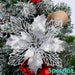 5pcs Artificial Flowers Glitter Flowers Home Decoration DIY Gift Ornament