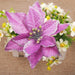 5pcs Artificial Flowers Glitter Flowers Home Decoration DIY Gift Ornament