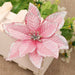 5pcs Artificial Flowers Glitter Flowers Home Decoration DIY Gift Ornament