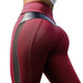 High Waist Fitness Leggings Women Workout Mesh PU Leather Yoga Pants