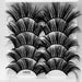 5Pair Fluffy Lashes 25mm 3d Mink Long Thick Natural False Eyelashes