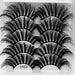 5Pair Fluffy Lashes 25mm 3d Mink Long Thick Natural False Eyelashes
