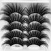 5Pair Fluffy Lashes 25mm 3d Mink Long Thick Natural False Eyelashes