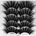 5Pair Fluffy Lashes 25mm 3d Mink Long Thick Natural False Eyelashes