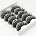 5Pair Fluffy Lashes 25mm 3d Mink Long Thick Natural False Eyelashes