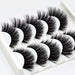 5Pair Fluffy Lashes 25mm 3d Mink Long Thick Natural False Eyelashes