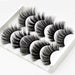 5Pair Fluffy Lashes 25mm 3d Mink Long Thick Natural False Eyelashes