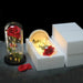Artificial Eternal Rose LED Light Beauty & The Beast In Glass Cover Home Decor Gift
