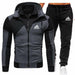 Fashion Tracksuit Men Hip-Hop Elastic Waist Tracksuit Sportswear