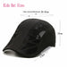 Casual Beret Hat Flat Cap Gatsby Hat Adjustable Breathable Mesh Fashion Caps