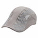 Casual Beret Hat Flat Cap Gatsby Hat Adjustable Breathable Mesh Fashion Caps
