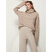 Autumn Winter Women Knitted Turtleneck Cashmere Sweater Oversize Casual Basic Pullover Jumper