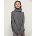 Autumn Winter Women Knitted Turtleneck Cashmere Sweater Oversize Casual Basic Pullover Jumper