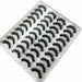 New Arrival 20 Pairs 18-25 mm 3d Mink Lashes Bulk Faux Thick Natural False Eyelashes