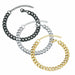 Trendy Cuban Chain Classic Bracelet Stainless Steel Men Women Bracelet Jewelry