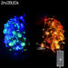 Christmas Tree Colorful Snowflake Led String Lights Home Party Decor Christmas Ornaments