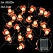 Christmas Tree Santa Claus Led String Light Festival Home Party Decor Christmas Ornament