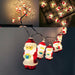 Christmas Tree Santa Claus Led Light String Festival Home Party Decor Christmas Ornaments
