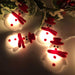 Christmas Tree Santa Claus Snowman Snowflake Led Light String FestivalHome Party Decor Christmas Ornament