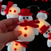 Christmas Tree Santa Claus Snowman Snowflake Led Light String FestivalHome Party Decor Christmas Ornament