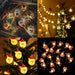 Christmas Tree Santa Claus Snowman Led Light Festival Home Party Decor Christmas Ornament
