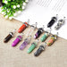 Natural Crystal Couple Jewelry Men Women Pendant Necklace Jewelry
