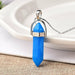 Natural Crystal Couple Jewelry Men Women Pendant Necklace Jewelry