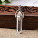Natural Crystal Couple Jewelry Men Women Pendant Necklace Jewelry