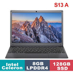 BMAX S13 A Laptop 13.3 Inch Intel Celeron N3350 8GB LPDDR4 RAM 128GB SSD ROM Duad Core 1920 x 1080 IPS Win10 Notebook