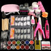 Pro Acrylic Nail Kit Full Manicure Set With Nail Lamp Drill Machine Acrylic Powder Nail Art Tools Kit