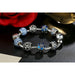 Silver Plated Charm Bracelet & Bangle Love and Flower Beads Women Jewelry