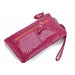 Fashion Serpentine Women's Handbag Genuine Leather Small Soft Clutches
