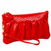 Fashion Serpentine Women's Handbag Genuine Leather Small Soft Clutches