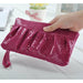 Fashion Serpentine Women's Handbag Genuine Leather Small Soft Clutches