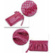Fashion Serpentine Women's Handbag Genuine Leather Small Soft Clutches
