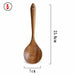 7pcs/set  Teak Natural Wood Utensils Special Nano Skimmer Cooking Tool Set