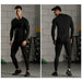 Sportswear Skin-Tight Inner Tracksuits Sets Men's Clothing 2 Pieces Sports Set
