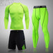 Sportswear Skin-Tight Inner Tracksuits Sets Men's Clothing 2 Pieces Sports Set