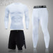 Sportswear Skin-Tight Inner Tracksuits Sets Men's Clothing 2 Pieces Sports Set