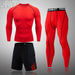 Sportswear Skin-Tight Inner Tracksuits Sets Men's Clothing 2 Pieces Sports Set