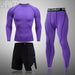 Sportswear Skin-Tight Inner Tracksuits Sets Men's Clothing 2 Pieces Sports Set