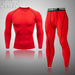 Sportswear Skin-Tight Inner Tracksuits Sets Men's Clothing 2 Pieces Sports Set