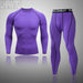 Sportswear Skin-Tight Inner Tracksuits Sets Men's Clothing 2 Pieces Sports Set