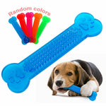 Durable Dog Chew Toys Rubber Bone Chewers Dental Care Pet Accessories