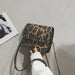 Fashion Retro Leather Leopard Print Shoulder Bag Women Designer Luxury Handbags