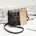 Fashion Retro Leather Leopard Print Shoulder Bag Women Designer Luxury Handbags