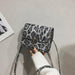Fashion Retro Leather Leopard Print Shoulder Bag Women Designer Luxury Handbags