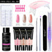 Acrylic Gel Poly Nail Gel Kit UV Gel Polish Enhancement Manicure Set