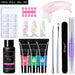 Acrylic Gel Poly Nail Gel Kit UV Gel Polish Enhancement Manicure Set