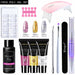 Acrylic Gel Poly Nail Gel Kit UV Gel Polish Enhancement Manicure Set